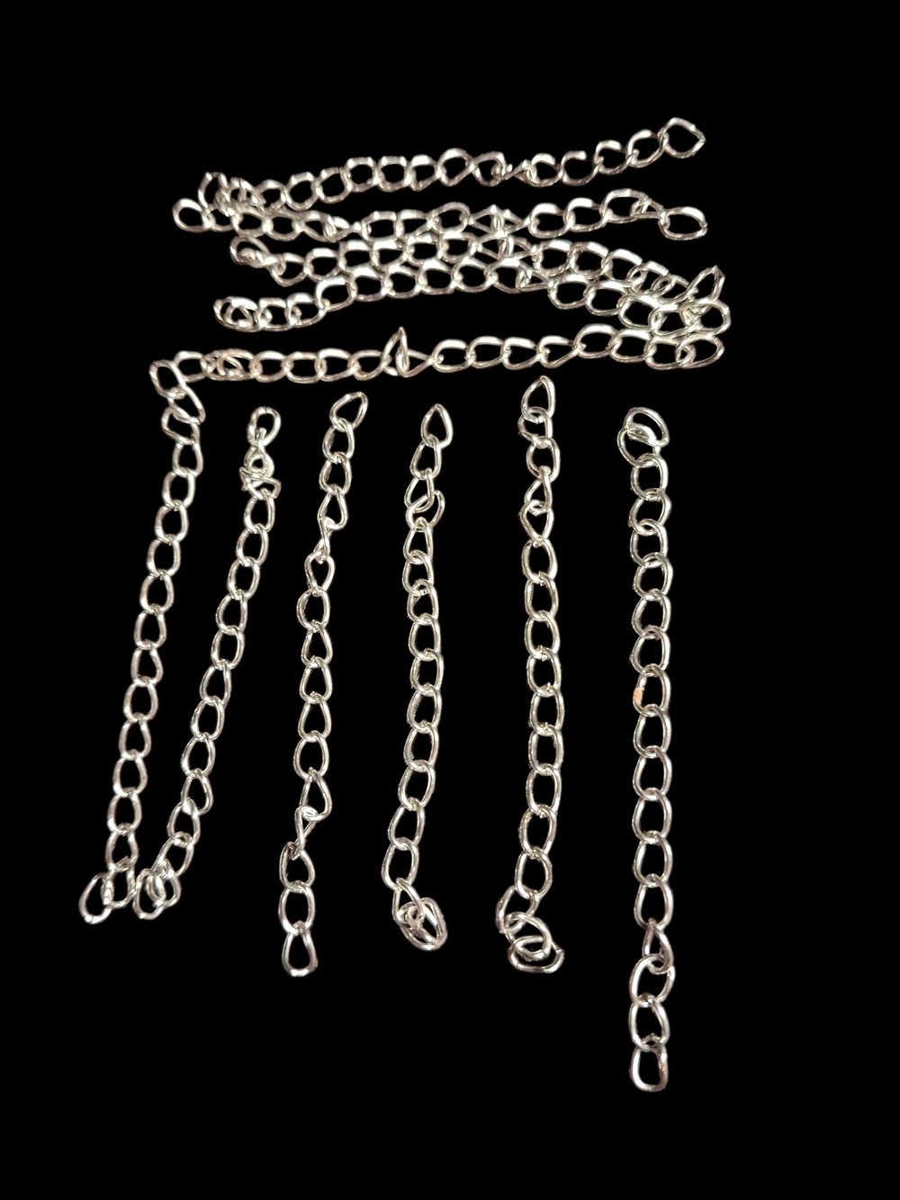 Silver Chain Extension Strands for Women Jewelry - Silver